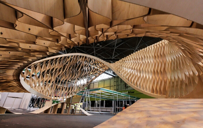 木材展展台设计